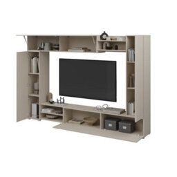 "Arte Vero Entertainment Unit 270Cm - Cashmere, Wall System For Tvs Up To 75""" - thumbnail 5