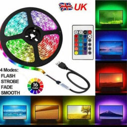 20M Rgb Led Strip Lights With 44 Key Remote And Usb Power, 5050 Colour Changing Tape For Kitchen, Cabinets - thumbnail 3