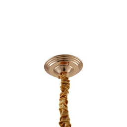 Living And Home E27 Elegant Gold Crystal Chandelier, Ceiling Pendant Light With Crystal Pendant - thumbnail 5