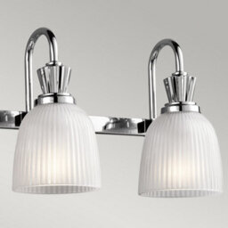 Luminosa Lighting Elstead Cora 4 Light Bathroom Wall Light Polished Chrome Ip44, G9 - thumbnail 4