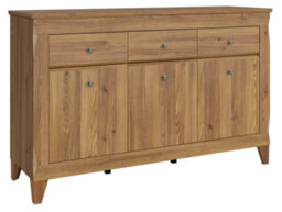 Arte Bergen 156 Cm 3 Door 3 Drawer Sideboard Golden Sibiu Larch - thumbnail 1