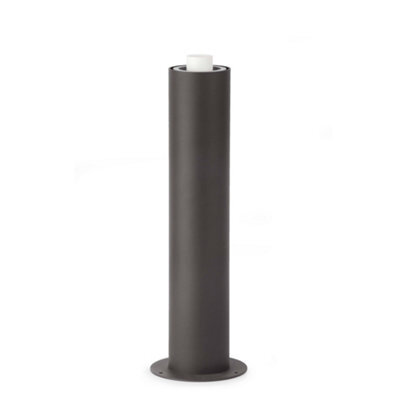 Luminosa Lighting Luminosa Structure 1 Light Base For Moon, Matsu, Bulb's And Muffin Shades Dark Grey - Base Only Ip44, E27 - image 1