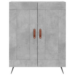 Berkfield Highboard Concrete Grey 69.5X34X180 Cm Engineered Wood - thumbnail 8