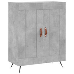 Berkfield Highboard Concrete Grey 69.5X34X180 Cm Engineered Wood - thumbnail 7
