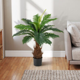 Gainoom Artificial Cycas Tree 106 Cm Palm Paradise Plant W/ Wide Stable Pot - thumbnail 1