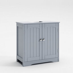 Mcc Direct Undersink Bathroom Cabinet With Shelves Colarado Grey - thumbnail 2