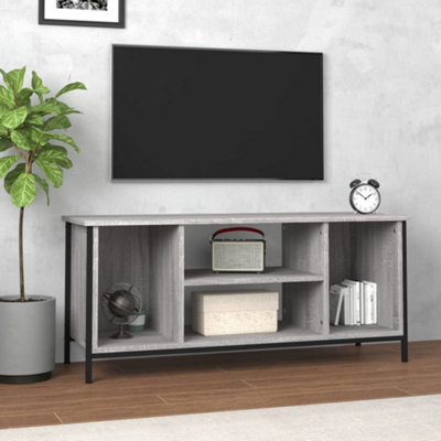 Berkfield Tv Cabinet Grey Sonoma 102X35X45 Cm Engineered Wood - image 1