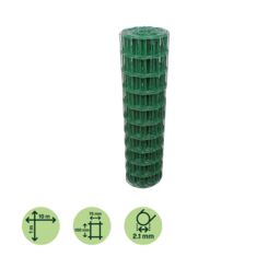 Klikstrom 75X100mm Pvc-Coated Steel Wire Mesh Roll, (L)10M (H)1M - thumbnail 6