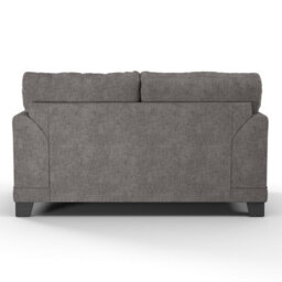 Furnishings For Less UK Hilliard Fullback Fabric 2 Seater Sofa Grey - thumbnail 2