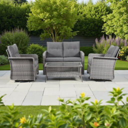 Outdoor Living (NW) Ltd The Leigh 4 Seat Rattan Sofa Lounge Set - thumbnail 2