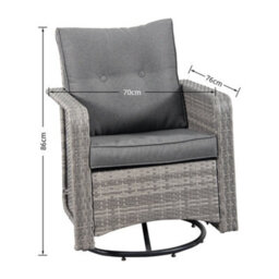 Outdoor Living (NW) Ltd The Leigh 4 Seat Rattan Sofa Lounge Set - thumbnail 7