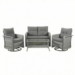 Outdoor Living (NW) Ltd The Leigh 4 Seat Rattan Sofa Lounge Set - thumbnail 8