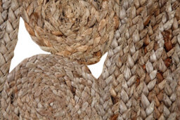 Second Nature Online Gherana Circle Rug Jute In Flat Weave Round Design / 150 Cm Diameter - thumbnail 3