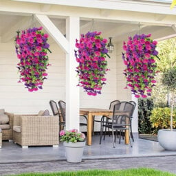 Artificial Hanging Flowers, Artificial Flowers For Hanging Vines, Outdoor Trailing Artificial Plant - thumbnail 5