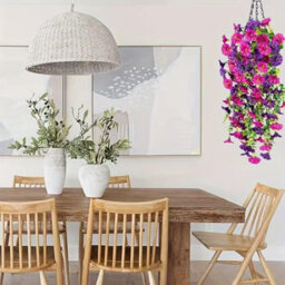 Artificial Hanging Flowers, Artificial Flowers For Hanging Vines, Outdoor Trailing Artificial Plant - thumbnail 4
