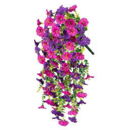 Artificial Hanging Flowers, Artificial Flowers For Hanging Vines, Outdoor Trailing Artificial Plant - thumbnail 1