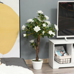 Artificial Tree, Artificial Plant In A Cement Pot - thumbnail 2