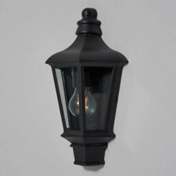 Outdoor Traditional Black Wall Lantern Ip44 Rated - thumbnail 4
