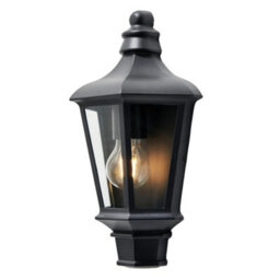 Outdoor Traditional Black Wall Lantern Ip44 Rated - thumbnail 2