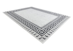 RugsX Carpet Allure 1960 Greek Key, Frame - Structural, Stylish, Glamour White Grey 200X290 Cm - thumbnail 1