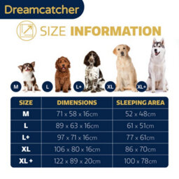 Dreamcatcher Grey Extra Large Plus Dog Bed Orthopaedic Shredded Memory Foam Fleece Sleeping Area, Non Slip Base, Washable Cover - thumbnail 6