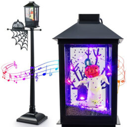 Gainoom 155 Cm Black Halloween Lamp Post Sound-Activated Indoor Stree Lamp - thumbnail 1