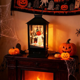 Gainoom 155 Cm Black Halloween Lamp Post Sound-Activated Indoor Stree Lamp - thumbnail 3