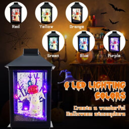Gainoom 155 Cm Black Halloween Lamp Post Sound-Activated Indoor Stree Lamp - thumbnail 7