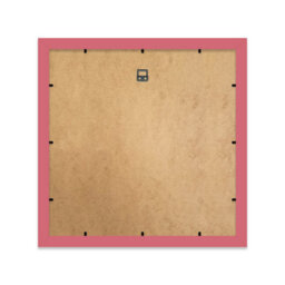 "12X12"" Pink Picture Frame - 12X12"" Square Frame With 10X10"" Mount For 12X12""/10X10"" Pictures Classic Style Thin Edge, 1 Pack" - thumbnail 3