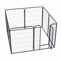 Sundaze Dog Playpen 8 Panel Foldable Cat Puppy Exercise Pen Heavy-Duty Pet Fence 80Cm H X 80Cm W - thumbnail 2