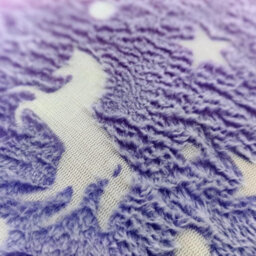 Glow In The Dark Throw Blanket Soft Flannel With Moon, Stars & Unicorns Cozy, Warm & Luminous Gift For Kids & Adults (Pink) - thumbnail 9
