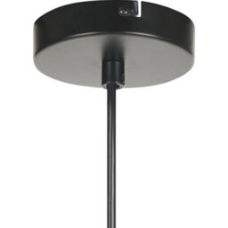 Wyld And Coco Aurora Pendant Lamp Black And Gold - Perforated Curved Shade, W60 X D50 X H150Cm - thumbnail 6