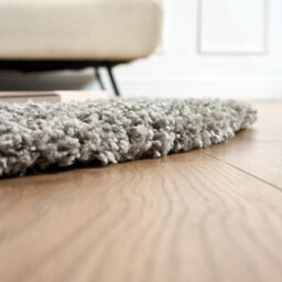 Bravich Silver Light Grey Shaggy Rug 120Cm Circle (4') - thumbnail 6