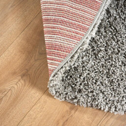 Bravich Silver Light Grey Shaggy Rug 120Cm Circle (4') - thumbnail 5