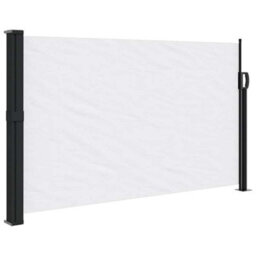 Walplus Retractable Side Awning Garden Sun Shade Canopy Gazebo For Back Door, Porch, Patio White 117X300 Cm - thumbnail 2