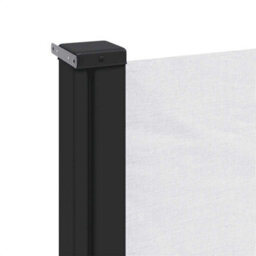 Walplus Retractable Side Awning Garden Sun Shade Canopy Gazebo For Back Door, Porch, Patio White 117X300 Cm - thumbnail 7