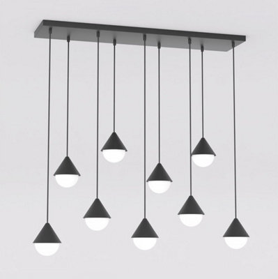 Emibig Lighting Emibig Giro Pendant Lamp 9 X G9 Black - image 1