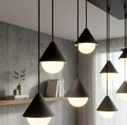 Emibig Lighting Emibig Giro Pendant Lamp 9 X G9 Black - thumbnail 4