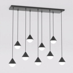 Emibig Lighting Emibig Giro Pendant Lamp 9 X G9 Black - thumbnail 1