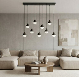 Emibig Lighting Emibig Giro Pendant Lamp 9 X G9 Black - thumbnail 2