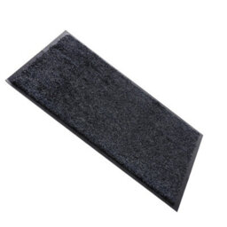 Sentry Barrington Cotton Washable Mat 16 X 24'' Charcoal One Colour (One Size) - thumbnail 2