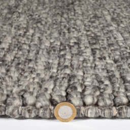Naturelle Delilah 160X230Cm Motted Grey Wool Pebble Rug - thumbnail 5