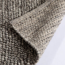 Naturelle Delilah 160X230Cm Motted Grey Wool Pebble Rug - thumbnail 4
