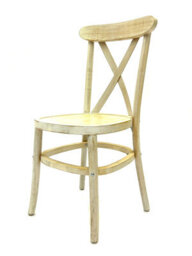 Farmhouse Limewash Crossback Chairs, Farmhouse Limewash Dining Chair Be Furniture - thumbnail 2