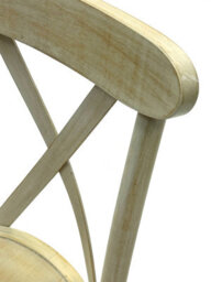 Farmhouse Limewash Crossback Chairs, Farmhouse Limewash Dining Chair Be Furniture - thumbnail 6
