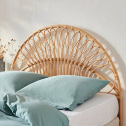 Sweeek - Natural Rattan Headboard  Malacca 140X3X115 Cm