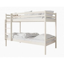 Arte Nico Cotton Wooden Bunk Bed With Storage 90 X 200Cm - With 2 Foam Bonnell Mattresses - thumbnail 1