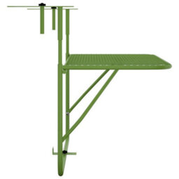 Walplus Balcony Table Green 60X40 Cm Steel - thumbnail 4