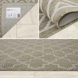 Homeart Outdoor Rugs Easy Cleaning Area Rugs For Balcony,garden,picnic,uv Weather Resistant Beige Cream, 140 X 200 Cm - thumbnail 4