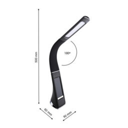 Milagro Gala Stylish Modern High Quality Desk Lamp 6W(30W) Adjustable And Dimmable With Clock And Thermometer - thumbnail 3